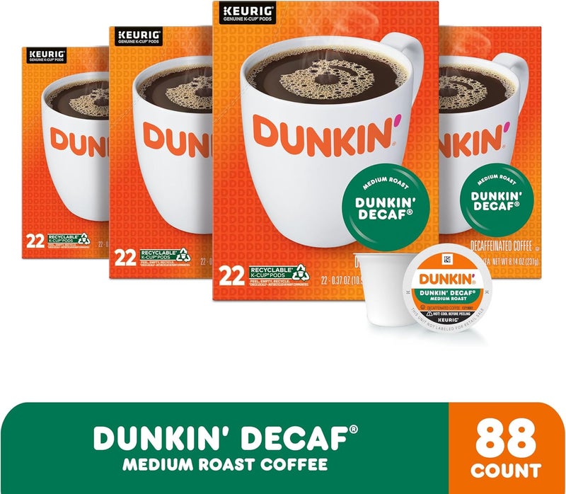 Dunkin' Decaf Medium Roast Coffee K-Cup Pods - Image 2